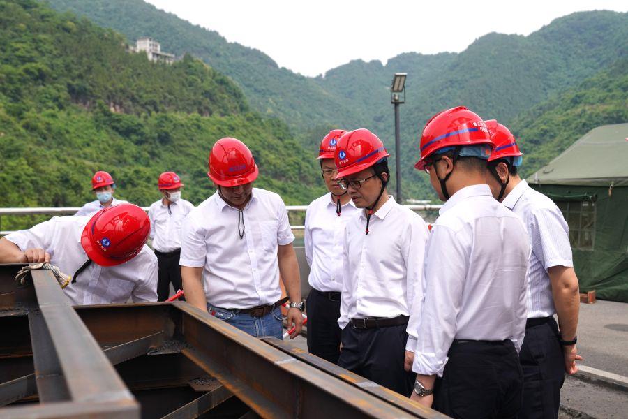 防汛檢查現場（攝影：楊海青）